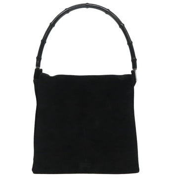 Gucci Bamboo Black Suede Shoulder New 1:1 Bags