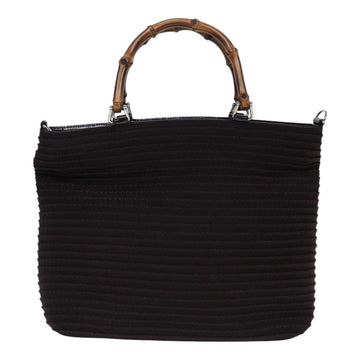 Gucci Bamboo Black Canvas Shoulder New 1:1 Bags