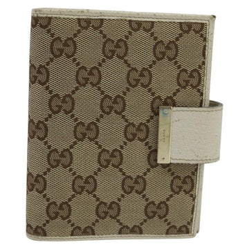 Gucci Couverture Agenda Beige Canvas Wallet