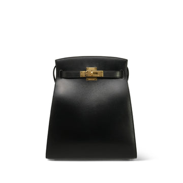 Kelly Sport 24 Black leather  A Square Stamp