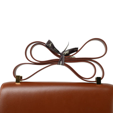 Constance 23 Noisette leather  Guilloche [G] Stamp