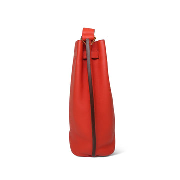 So Kelly 22 Rouge Pivoine leather  T Stamp