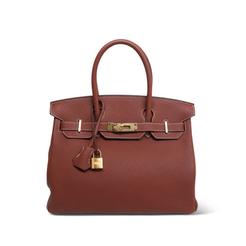 Birkin 30 Sienne leather  D Stamp