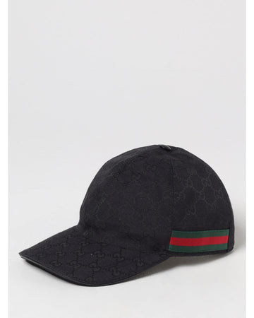 Gucci GG Pattern Baseball Cap Men Black
