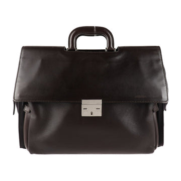 Gucci Brown Leather Handbag Shoulder Bag Tote Bag