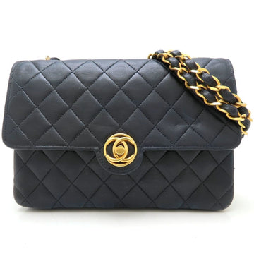 Vintage CC Chain Flap Bag Quilted Leather Mini