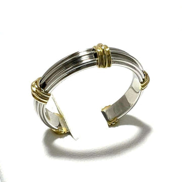 Christian Dior Silver Yellow Gold (18K) Platinum 950 Band Ring ()