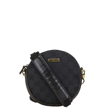 Gucci Black Canvas Leather Shoulder New 1:1 Bags