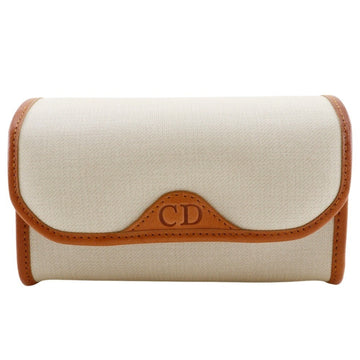Christian Dior Off-White Pvc Pouch ()