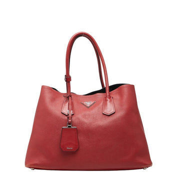 Cuir Double Tote Saffiano Leather Medium