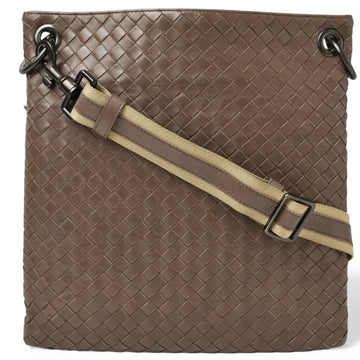 Flat Messenger Bag Intrecciato Nappa Medium