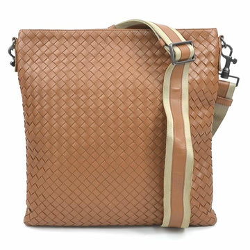 Flat Messenger Bag Intrecciato Nappa Large