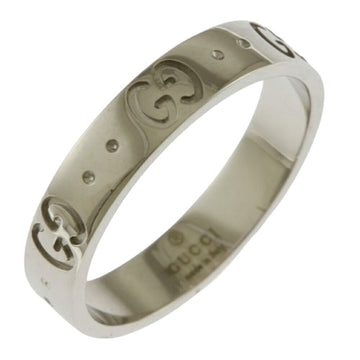 Gucci Silver White Gold (18K) Band Ring