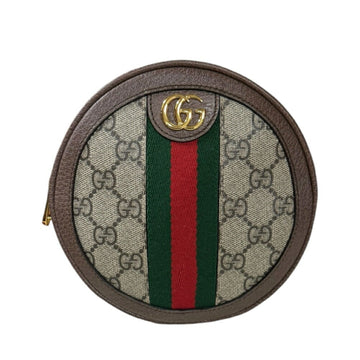 Gucci Beige Brown Gg Supreme Leather Backpack