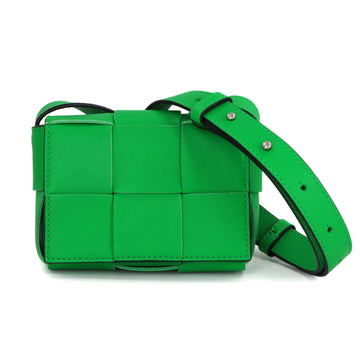Cassette Crossbody Bag Maxi Intrecciato Leather