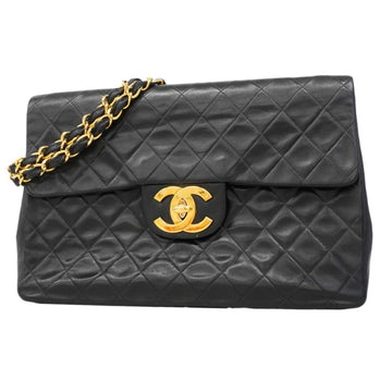 Vintage Classic Single Flap Bag Quilted Lambskin Maxi