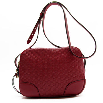 Gucci Dark Red Leather Shoulder Bag