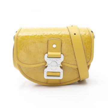 Christian Dior Yellow  Leather Shoulder Bag ()