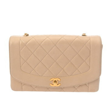 Vintage Diana Flap Bag Quilted Leather Medium