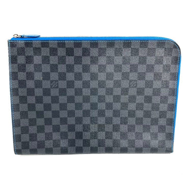 Zip Around Pochette Jour Damier Graphite GM