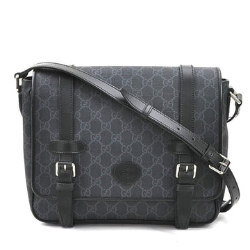 Gucci Black Gray Pvc Shoulder Bag