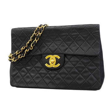Vintage Classic Single Flap Bag Quilted Lambskin Maxi