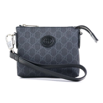 Gucci Dark Gray Gg Supreme Shoulder Bag