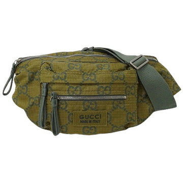 Gucci Beige Green Khaki Nylon Sling New 1:1 Bags