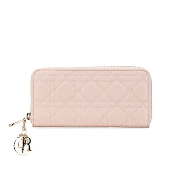 Christian Dior Pink Leather Coin Purse/Coin Case ()