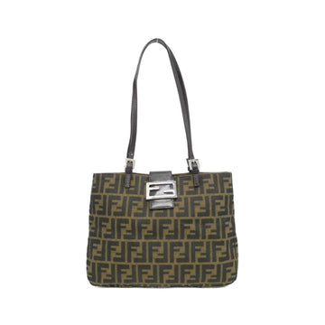 Vintage Shoulder Bag Zucca Canvas Medium