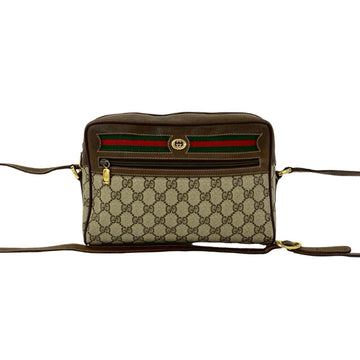Ophidia Shoulder Bag GG Coated Canvas Small