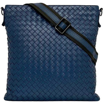 Flat Messenger Bag Intrecciato Nappa Large