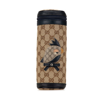 Gucci Gg Canvas Beige Navy Gg Canvas Pouch
