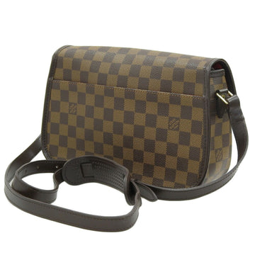 LOUIS VUITTON Damier Sologne Shoulder Bag Ebene N48079