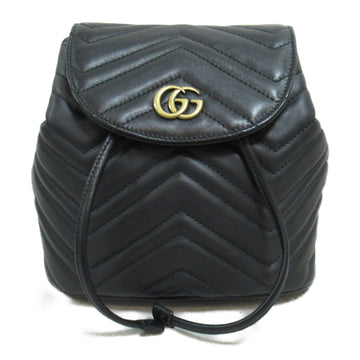 Gucci Black Leather Backpack