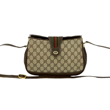 Vintage Web Crossbody Bag GG Coated Canvas Small