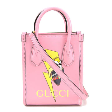 Gucci Pink Leather Handbag Shoulder Bag
