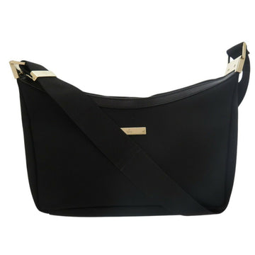 Gucci Black Canvas Shoulder Bag