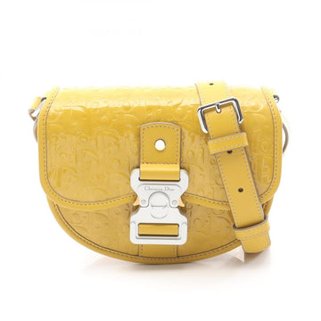 Christian Dior Yellow  Leather Shoulder Bag ()