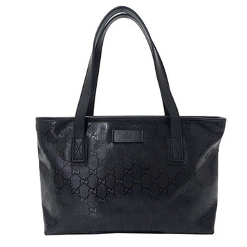 Gucci Black Pvc Tote Bag