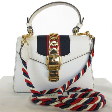 Gucci Off-White Leather Handbag Shoulder Bag