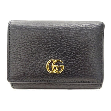 Gucci Black Leather Wallet (Tri-Fold)