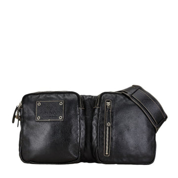 Gucci Black Leather Shoulder Bag