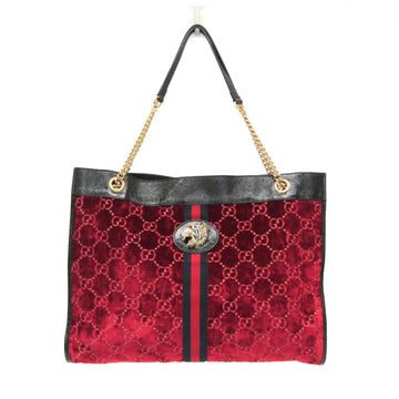 Rajah Chain Tote GG Velvet Large