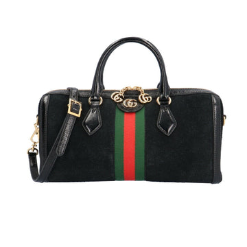 Gucci Black Suede Shoulder Bag