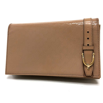 Gucci Beige Patent Leather Shoulder Bag
