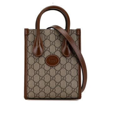 Gucci Brown Pvc Leather HandNew 1:1 Bags Shoulder New 1:1 Bags