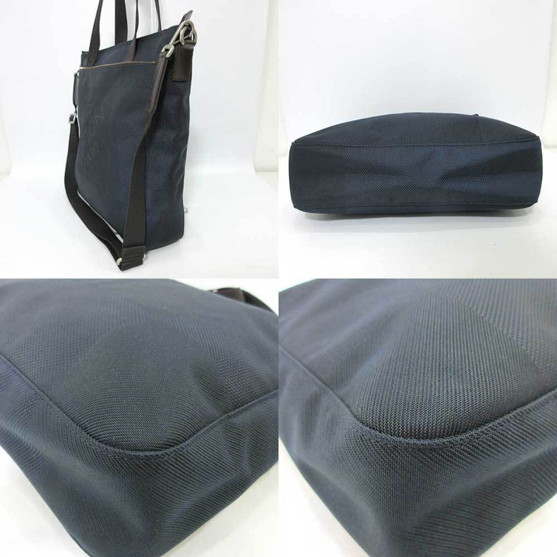 LOUIS VUITTON Bag Jongleur Blue Ocean Navy Tote Shoulder Crossbody 2way Men's Damierjean N48089 LOUISVUITTON