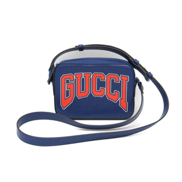 NY Dragons Camera Crossbody Bag Printed Leather Small