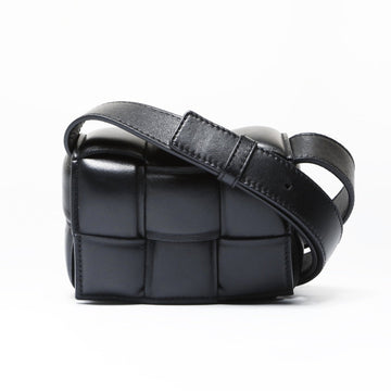 Cassette Crossbody Bag Padded Maxi Intrecciato Leather